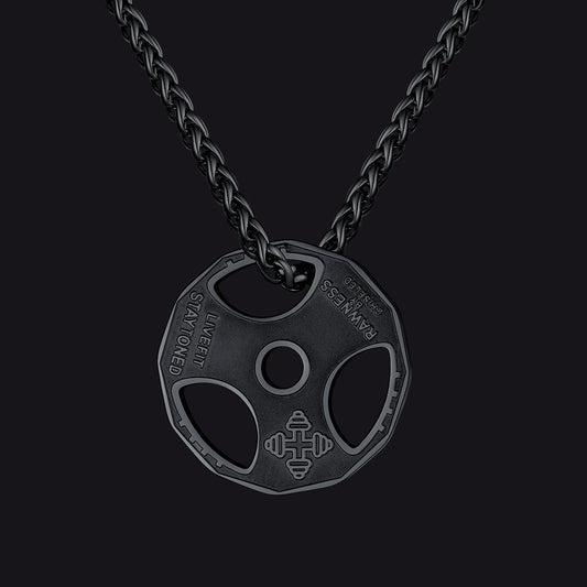 Fitness Weight Plate Necklace Gym Gift for
