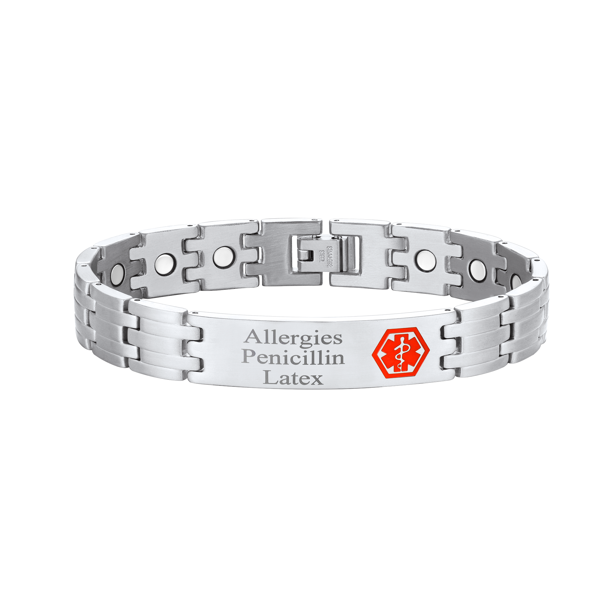 Faithheart Personalized Engraved Magnetic Bracelet for