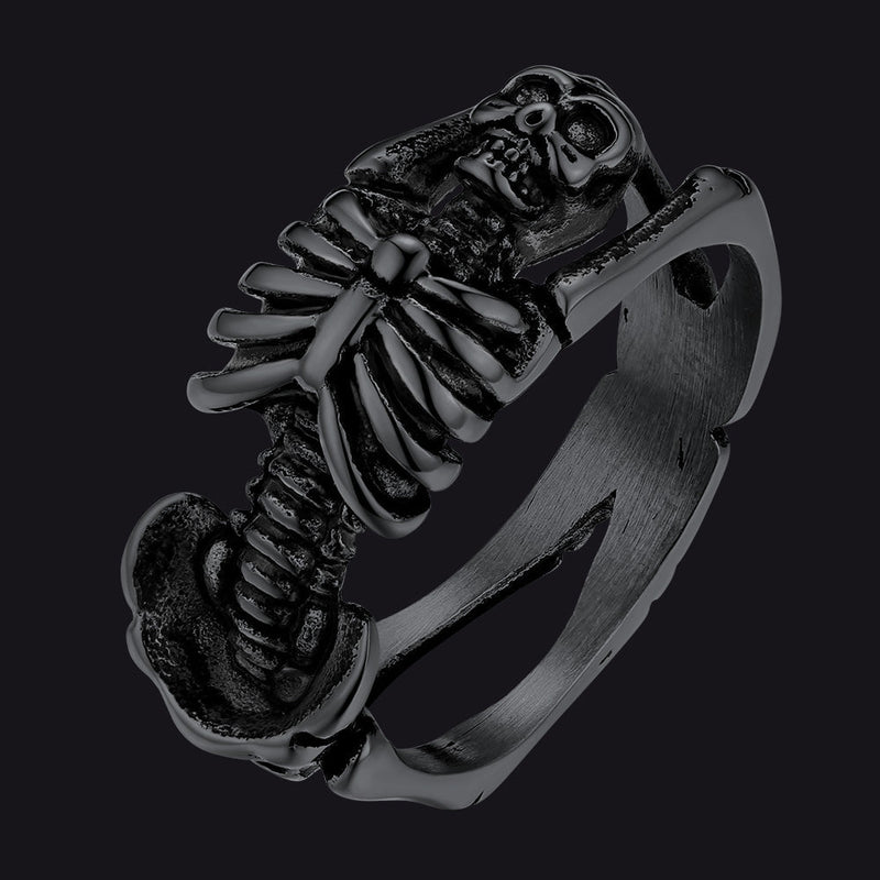 Gothic Cool Skull Rings Halloween Jewellery for