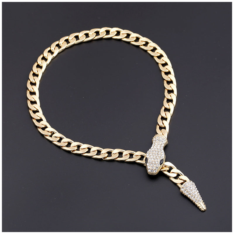 Statement Snake Chain Necklace