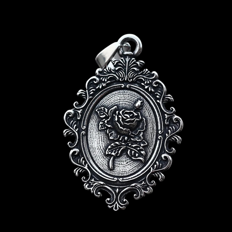 Cathedral Rose Medallion Pendant
