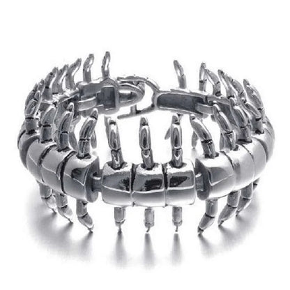 Steel Centipede Bracelet