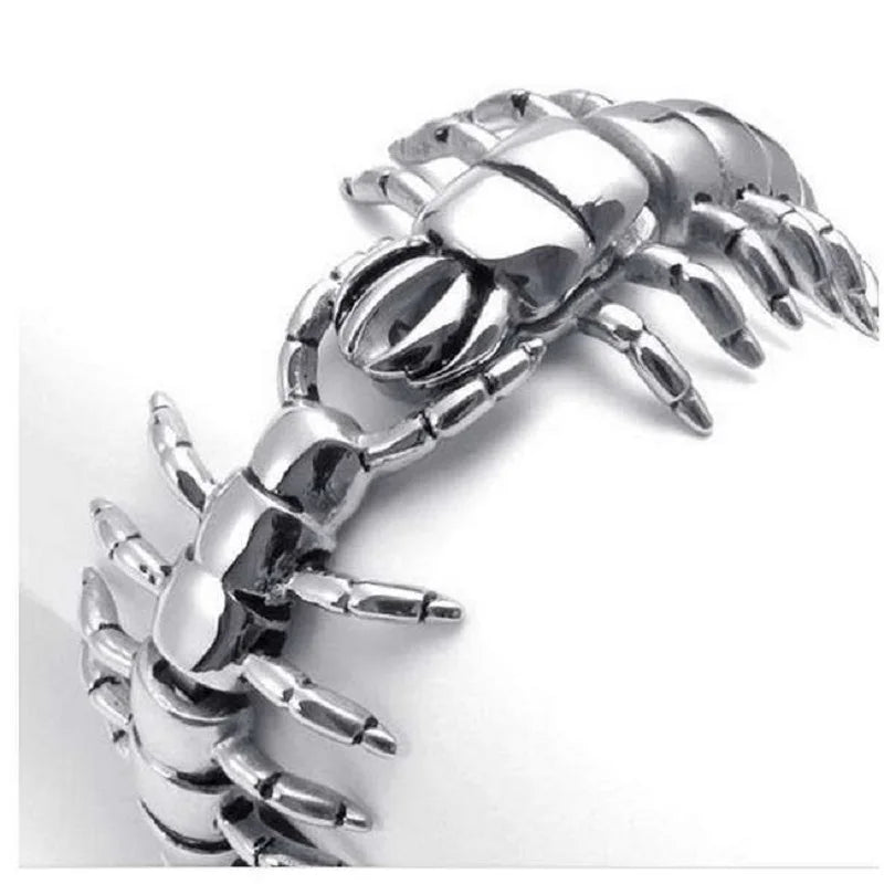 Steel Centipede Bracelet