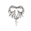 Heart Shape Double Dragon Stainless Steel Ear Gauge
