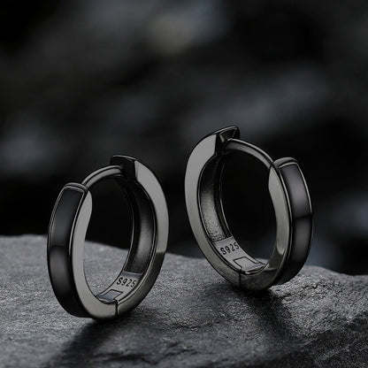 Huggie Hoop Earrings for & ��� 925 Sterling Silver, 10mm
