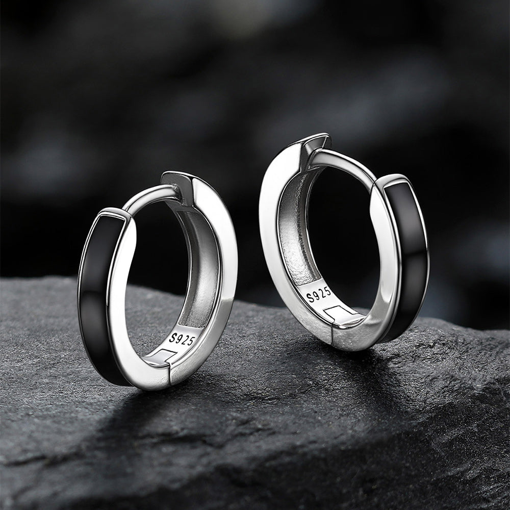Huggie Hoop Earrings for & ��� 925 Sterling Silver, 10mm