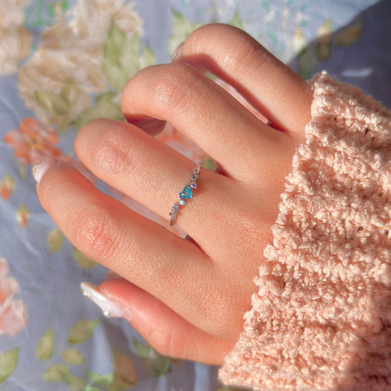 Ocean Heart Ring