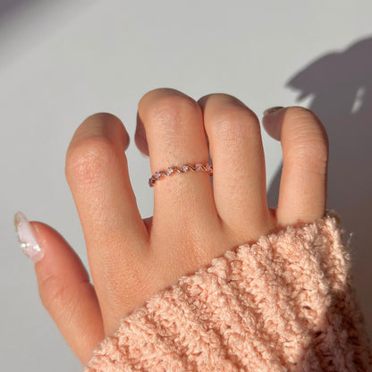 Pink Wave Ring
