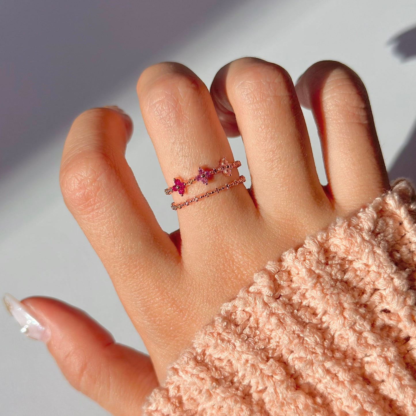 [sample ] Pink Blossom Ring