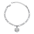 Custom Initial Figaro Link Anklet for