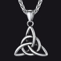 Irish Celtic Knot Pendant Necklace for
