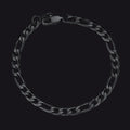 Figaro Link Bracelet for in Stainless Steel