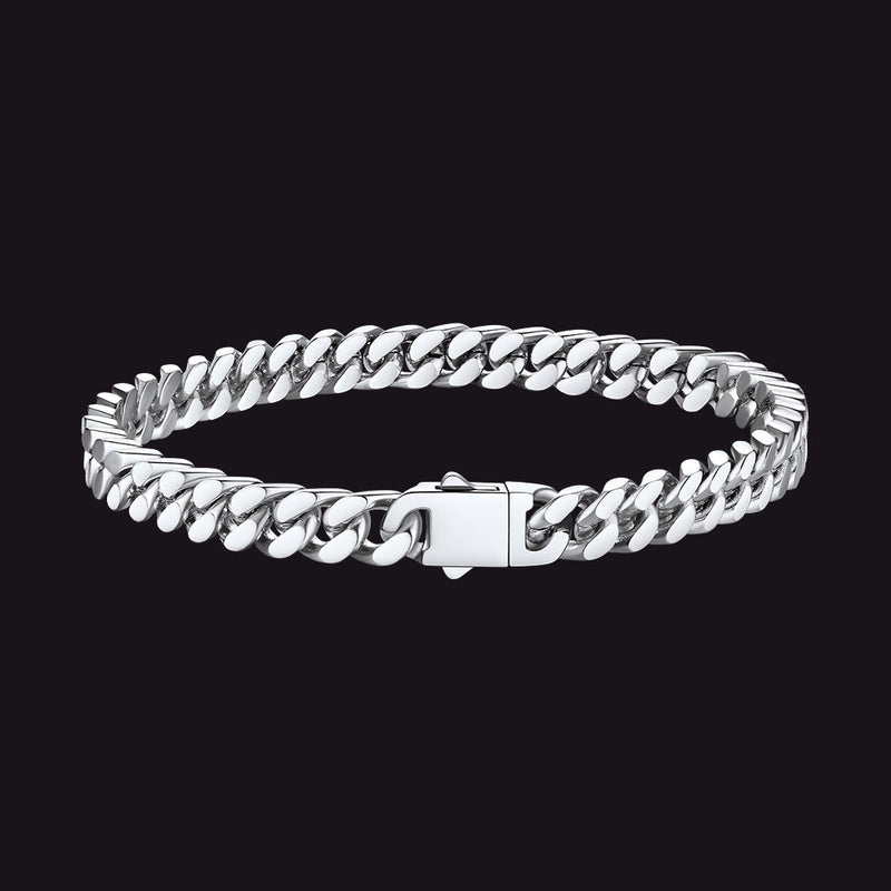 Miami Cuban Link Chain Bracelet 5/7/9/12mm Width for