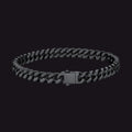 Miami Cuban Chain Bracelet 5/7/9/12mm Width Birthday Gift for