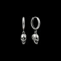 Death Hoop Earrings