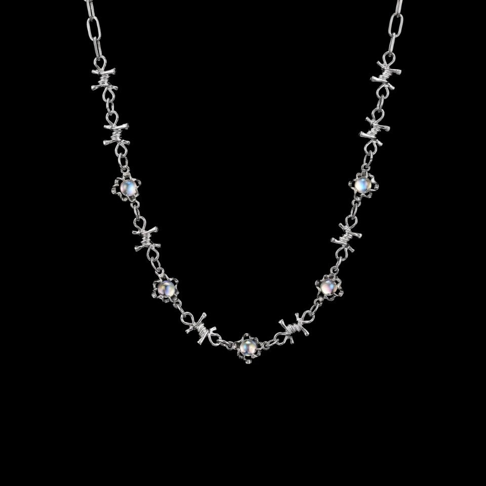 Opal Barb Necklace