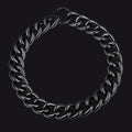 23mm Wide Chain Choker Necklace for