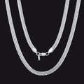 6mm Foxtail Chain Link Necklace for