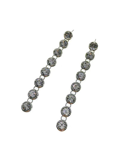 New Light Tassel Zircon Earrings