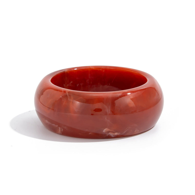 Maryn Asymmetrical Smudged Resin Bangle