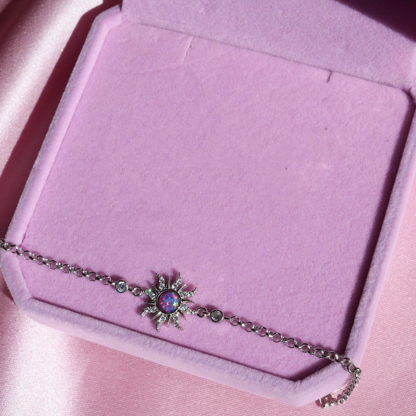 Aariyah Opal Zirconia Pendant Necklace