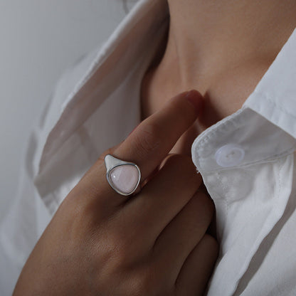 Addie Triangle Gemstone Ring