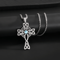 Four Realms Celtic Cross Necklace