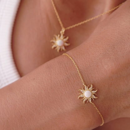 Aariyah Opal Zirconia Pendant Necklace