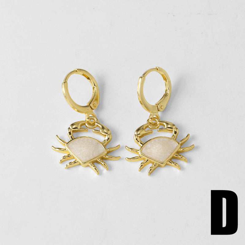 Joselyn Ocean Charm Drop Earrings