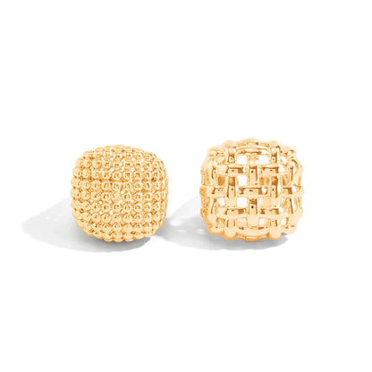 Woven Open Ring Set