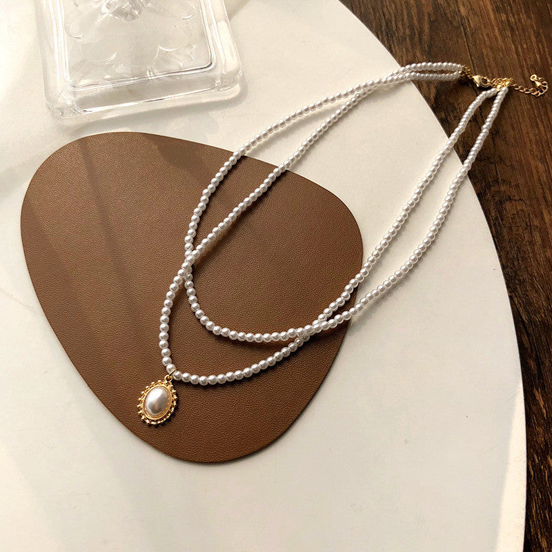 Griselda Layered Pearl Choker