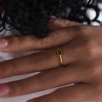 Karena Adjustable Gemstone Ring