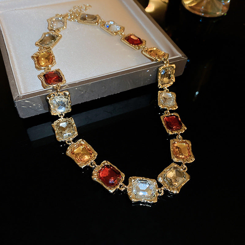 Bayleigh Diamond Square Choker