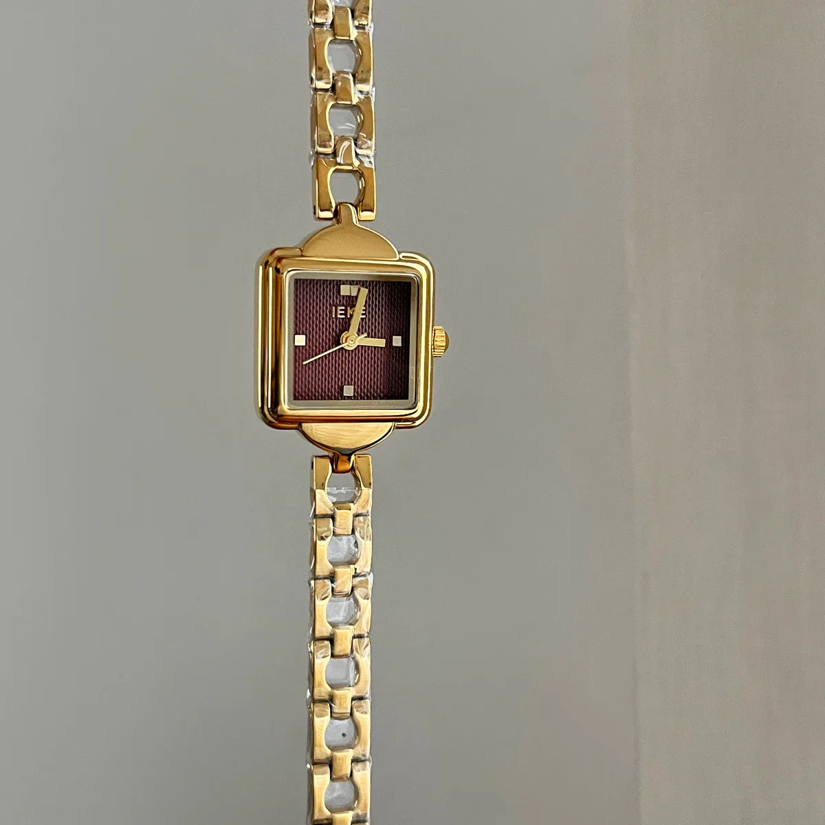 Square Dial Chain Bracelet Watch