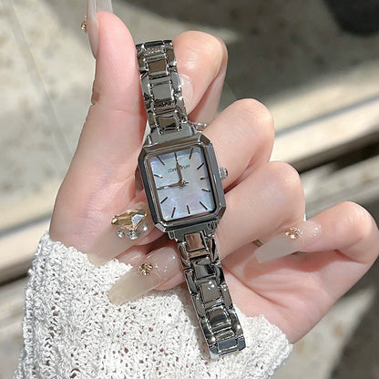 Mother-of-pearl Square Bracelet Watch