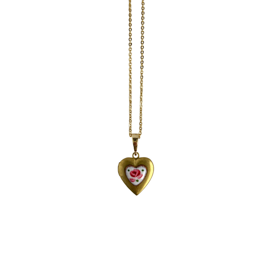 Ayelen Painted Pendant Necklace