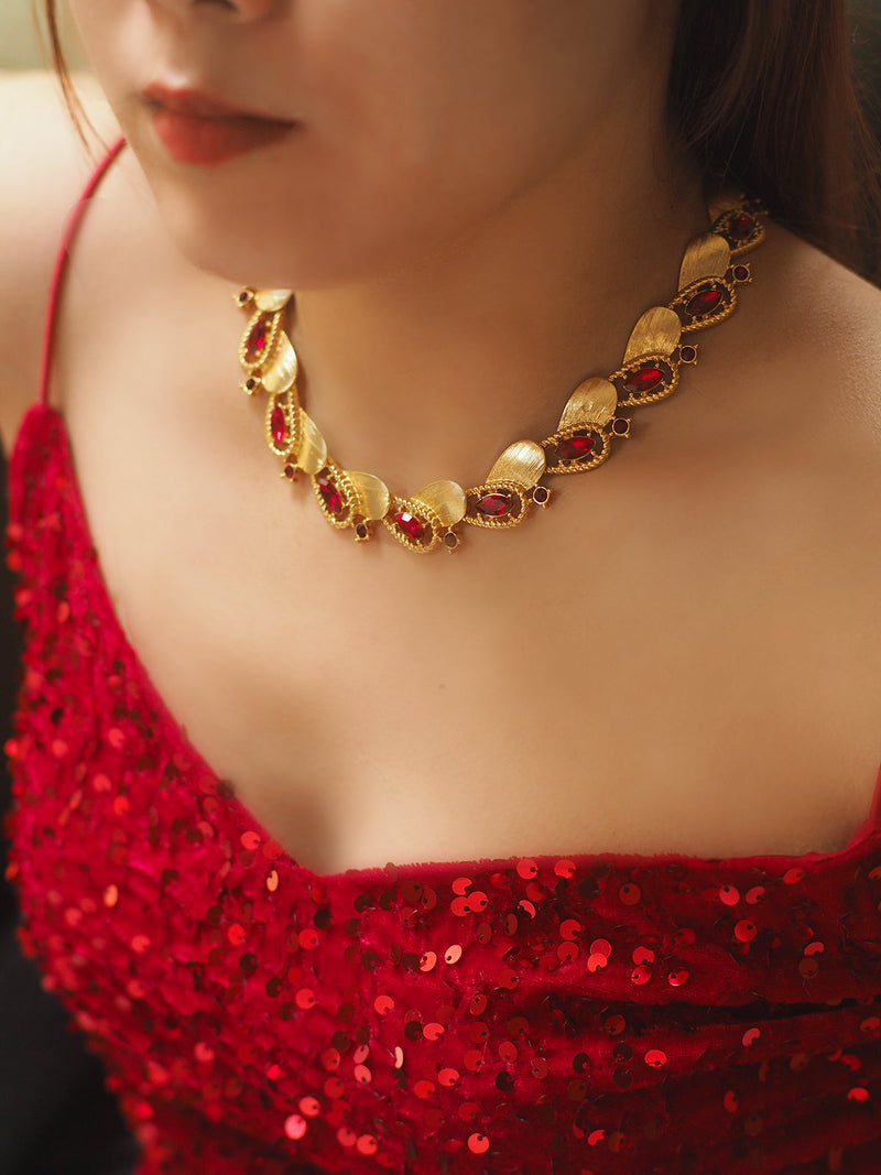 Jirah Ruby-red Necklace