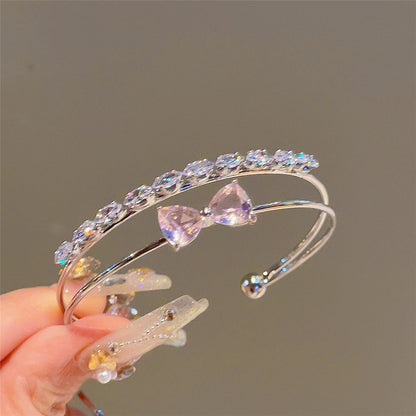Wren Double Layer Bow Bracelet
