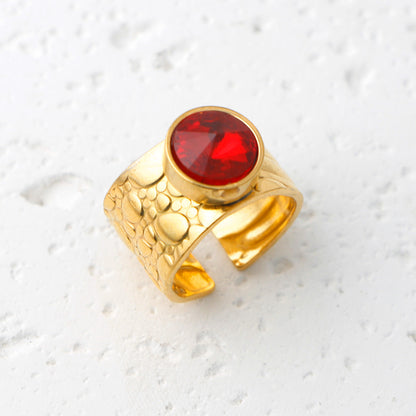 Thais Gold Statement Open Ring