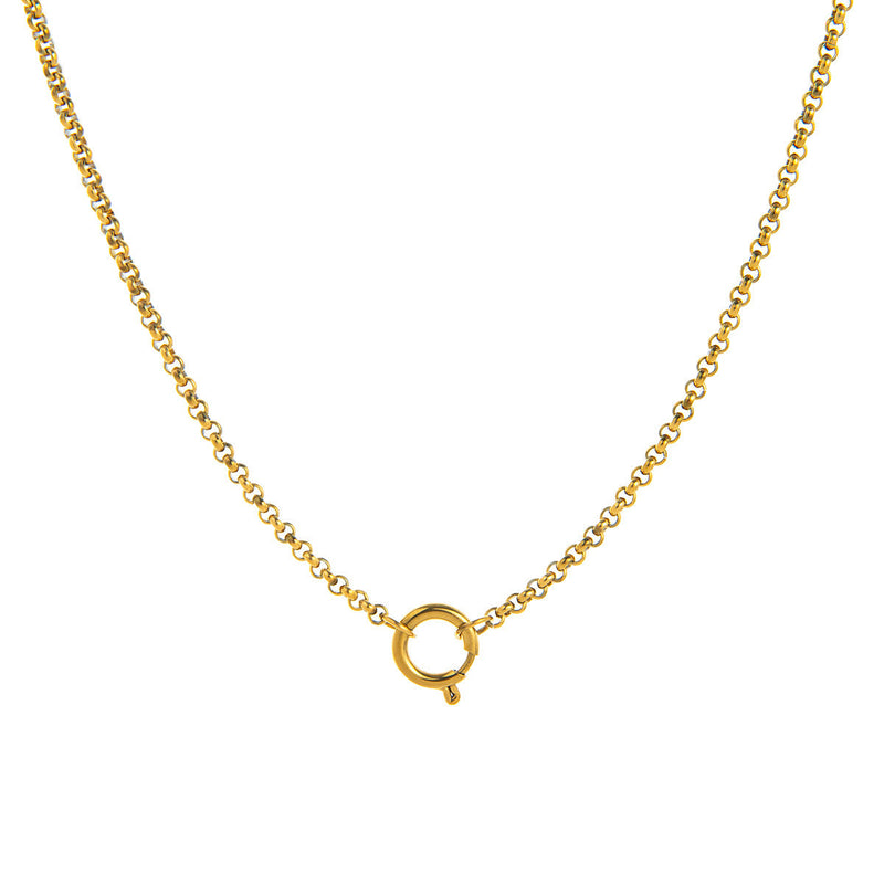 Lotus Birthstone Cube Necklace