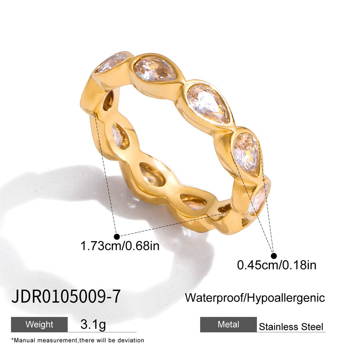 Nomi Heart Stacking Rings