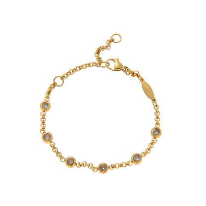 Hasset Minimal Birthstone Bracelet
