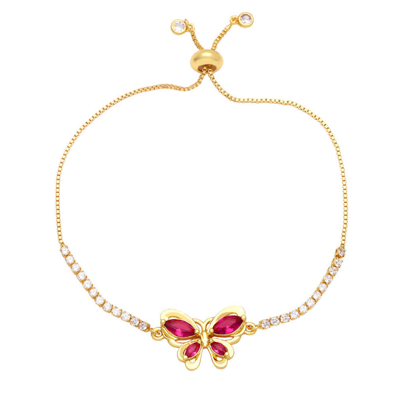 Jamira Zircon Butterfly Bracelet
