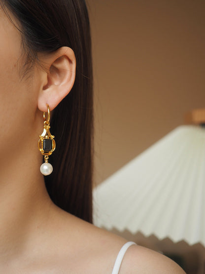 Miri Gemstone Drop Earrings