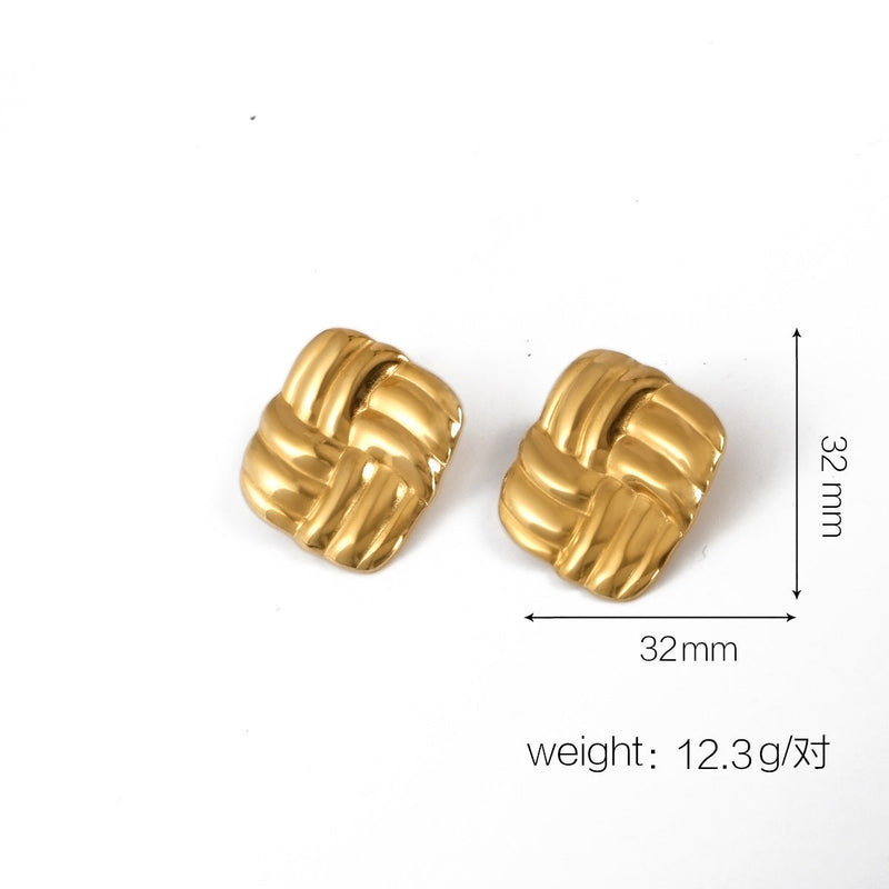 Katlyn Elevated Gold Geometric Earrings