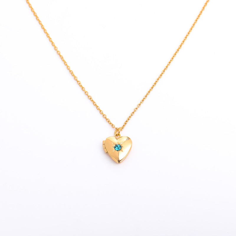 Anayah Birthstone Heart Locket