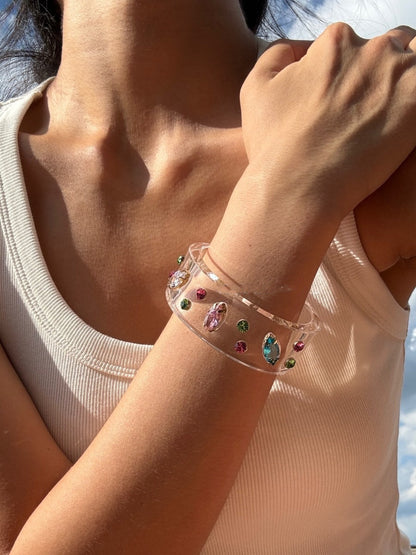 Angelita Crystal Clear Bangle