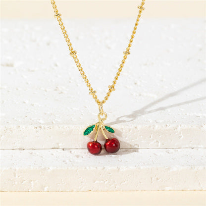 Jalyssa Enamel Fruit Necklace