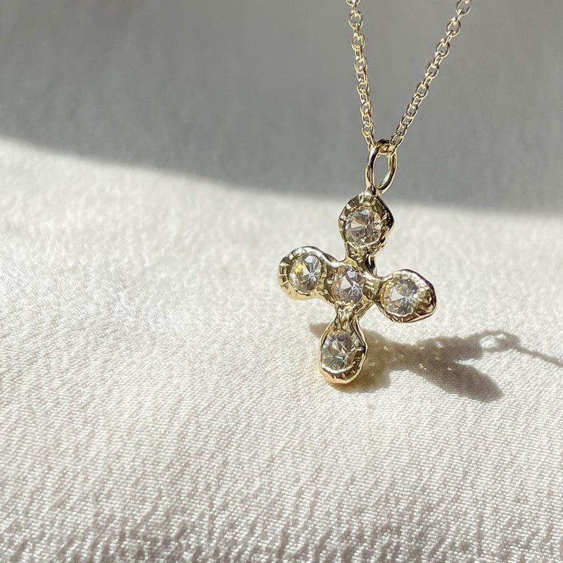 Elenna Cross Pendant Necklace