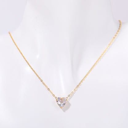 Maryella Birthstone Love Necklace